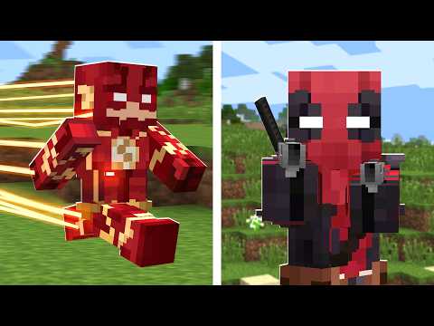 Minecraft But I Have All Superhero Powers