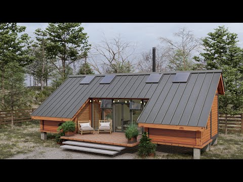 Possibly the Coziest Tiny House, Shipping Container House.