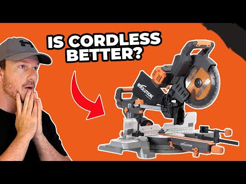The Best Cordless Mitre Saw I've Used! - Evolution R255SMS-DB-LI