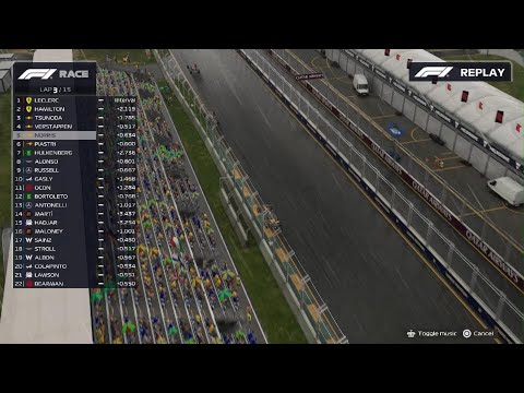 SEAT Racing Division First F1 season / Race 1 - Melbourne