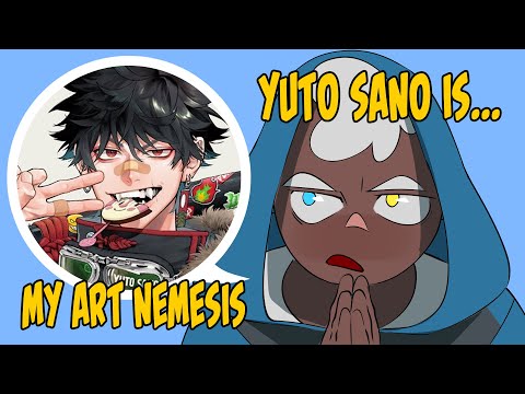 YUTO SANO'S art is DESTROYING my life | style analysis + speedpaint
