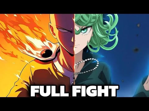 SAITAMA Vs TATSUMAKI Full Fight 🔥