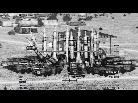 ARMA 3: AC-130 in action | Military base destroyed in Iraq | Rocket Missile Destroyed Gameplay