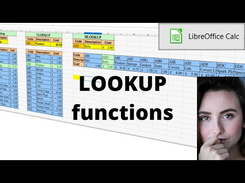 How LOOKUP functions work in LibreOffice calc 2024