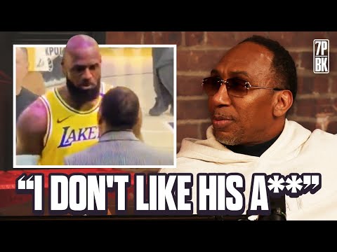 STEPHEN A SMITH on getting CHECKED COURTSIDE by LEBRON JAMES