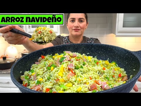 🎄Arroz navideño - Cena navideña y Año Nuevo es facil y rapida