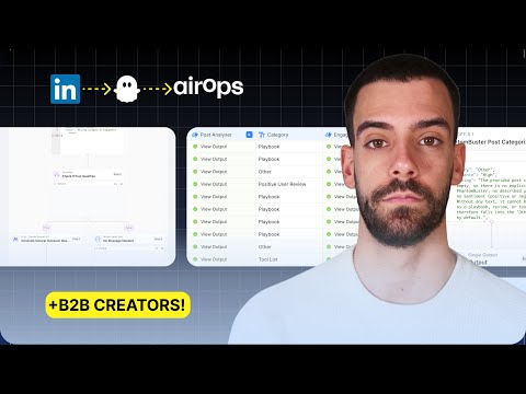 How I Built a B2B Creator-Finding Engine Using LinkedIn + PhantomBuster + AirOps