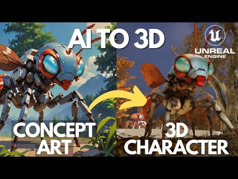 AI 3D Model Generation is GOOD! UE5 Unreal Engine