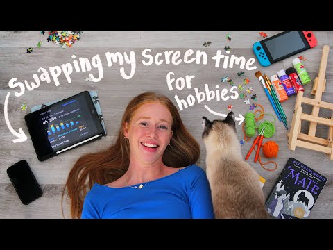 No Phone for 5 Days... Only Cozy Hobbies!🧶📖🎨