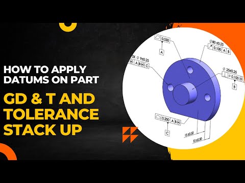 GD&T and Tolerance Stack up Full course | How to apply datum's on part