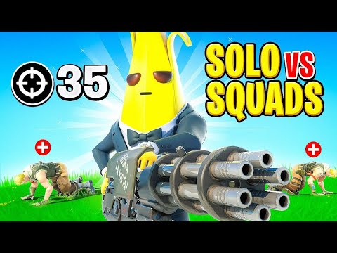 Solo vs Squad WORLD RECORD Attempt! (Fortnite Battle Royale)