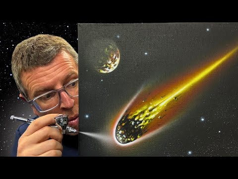 Airbrushing A Meteor Is Easier Than You Think !
