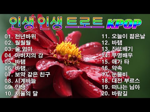 [ NEW ] 인생 인생 트로트 KPOP (TROT) PLAYLIST 💸 ( 꽃길.상사화.여인의 눈물.회룡포.바람길...) #kpop