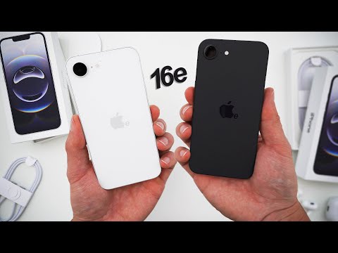 iPhone 16e Unboxing, Hands-On & First Impressions! (Black & White)