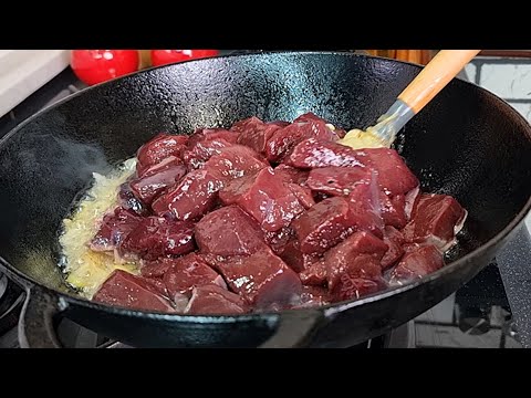HOW TO CORRECTLY FRY LIVER WITH ONIONS, The secret of cooking tender liver in 7 minutes