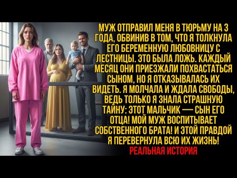 Муж ОТПРАВИЛ МЕНЯ В ТЮРЬМУ на 3 года — но он не знал, что все это время воспитывает СВОЕГО БРАТА…