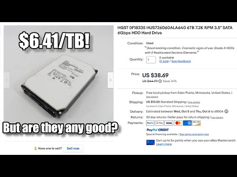 Are Cheap Used HGST Hard Drives Any Good?