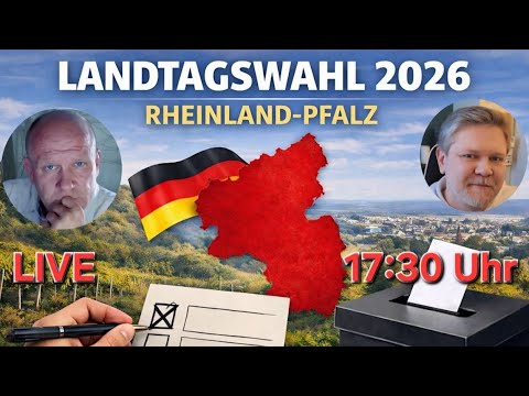 LIVE zur Landtagswahl in Rheinland Pfalz, ab 17:30 Uhr!