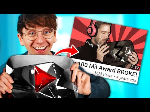 I Fixed PewDiePie's REAL 100M Subscriber Play Button