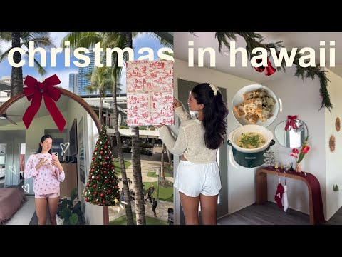 a "christmas in hawaii" day in my life