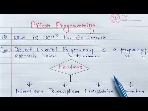 python oops concepts | Learn Coding