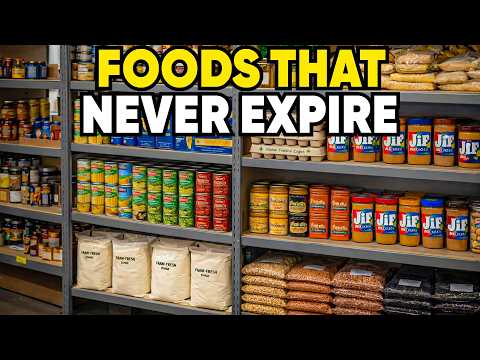 18 Must-Have Foods To STOCKPILE That NEVER EXPIRE!