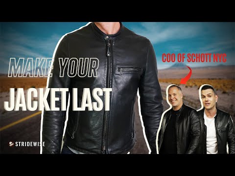 How to Clean & Condition Your Leather Jacket (with Schott NYC)