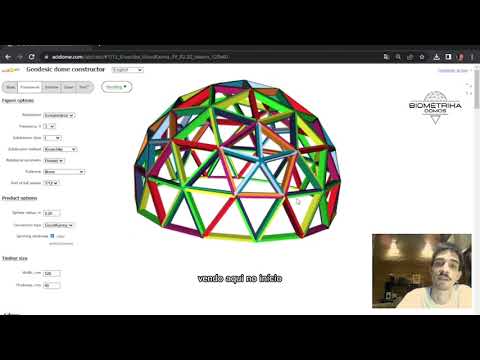 Introdução Domos Geodésicos (pt.2) - Como usar a calculadora geodésica (acidome.com) - Curso online