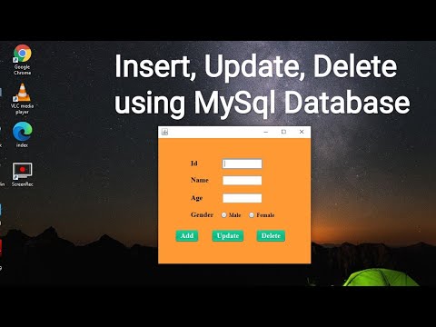 Insert, update, delete in MySql Database, using Netbeans, JFrame, Xampp | 2021 👍