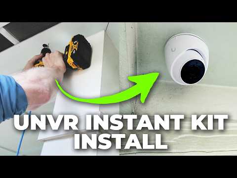 How to Install + Setup UNVR Instant Kit Security Cameras