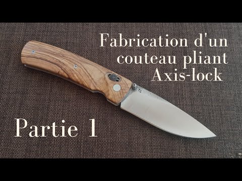 Étapes de fabrication d’un couteau pliant Axis-lock