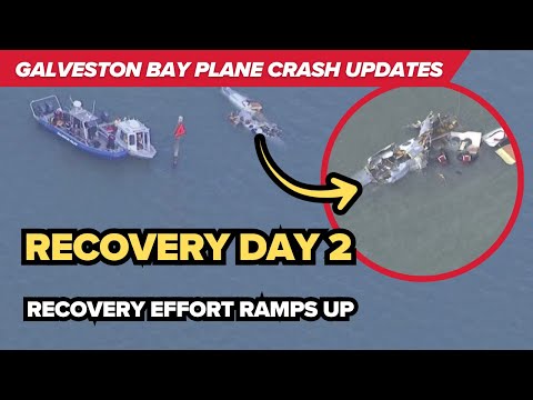 Galveston Bay plane crash: Navy lieutenant still missing as crews recover wreckage | 5 killed