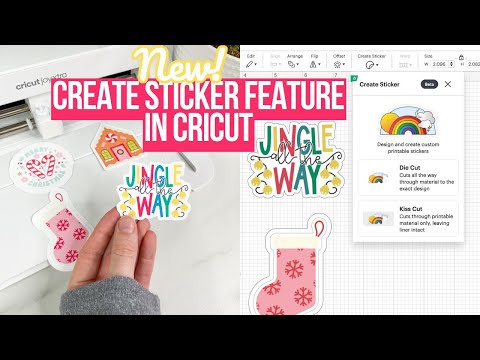 CREATE EASY PEEL STICKERS WITH THE EXCITING NEW CRICUT STICKER FEATURE | EVERYTHING YOU NEED TO KNOW