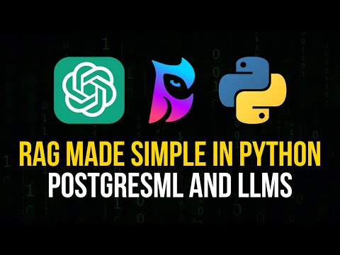 RAG in Python Made Easy with PostgresML