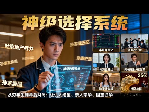 [Multi SUB] ｜重生回大学时代，激活“神级选择系统”！他炒股、创业、收网红，半月赚百亿；救校花、护千金！#下山追短剧#MiniDrama#精彩大陆短剧