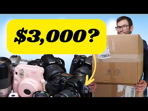 $225 Huge Camera Haul: Early Canon DSLR + More
