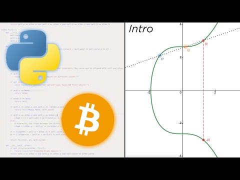 Intro to Elliptic Curves - Bitcoin From Scratch in Python - BFSP 00