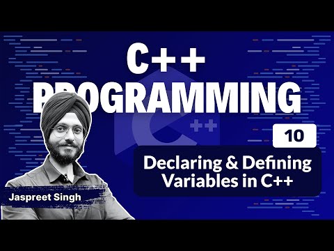 Declaring and Defining Variables in C++