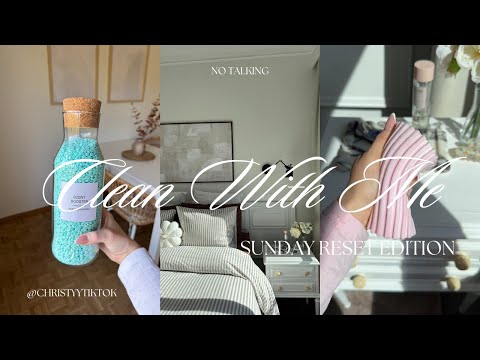 CLEAN, RESTOCK & ORGANIZE WITH ME ✨🤎 *COZY FALL ASMR* ENTIRE APARTMENT DEEP CLEAN ☁️✨