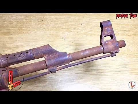 Rusty and jammed Ak 47 Restoration / gun restoration/Gun Restoration - Rusted Pistol Restoration