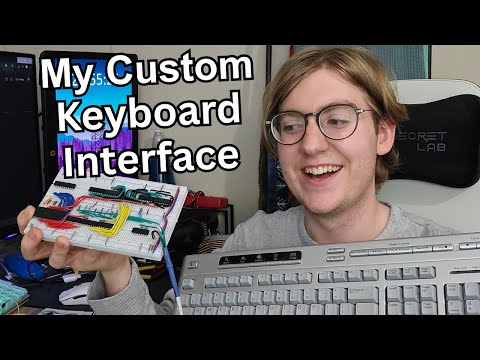 Building my Custom Keyboard Interface for my Custom CPU!!