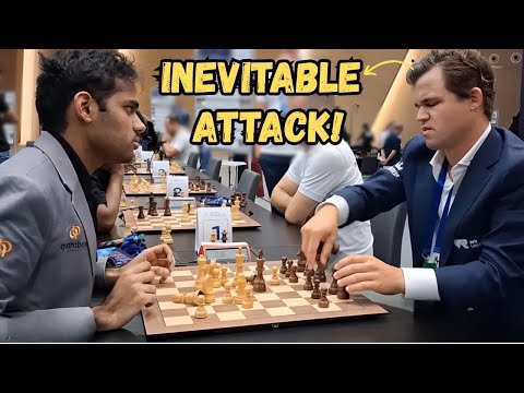 Inevitable Attack! Magnus Carlsen vs Arjun Erigaisi