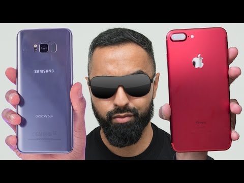 Samsung Galaxy S8 Plus vs iPhone 7 Plus