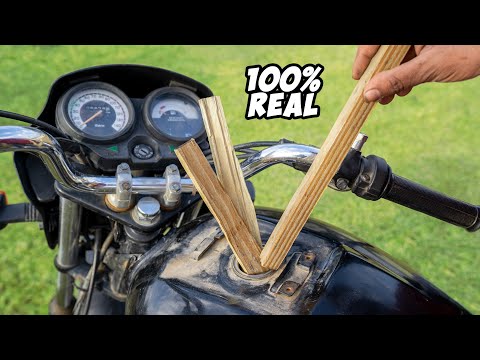 I Run A Bike Using Wood Only - लकड़ी से चला दी गाड़ी - 100% Working Trick