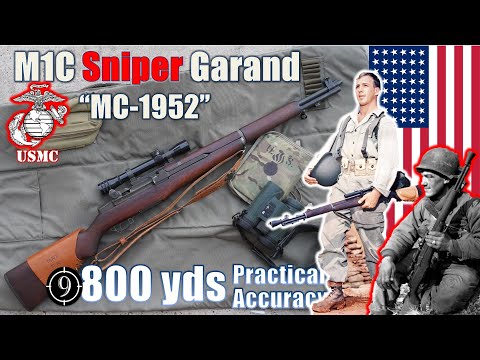M1C [M1 Garand Sniper] MC-1952 to 800yds: Practical Accuracy not M1D
