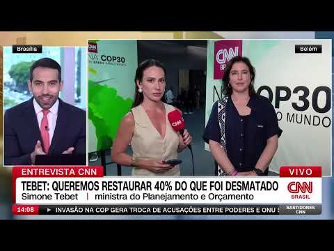 Simone Tebet fala sobre as negociações na COP30