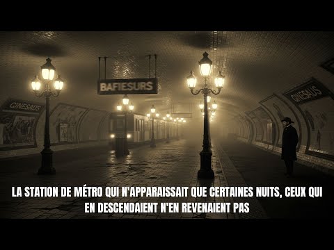(1898, Paris) La Station de Métro qui N'Apparaissait que Certaines Nuits, personne n'en revenait