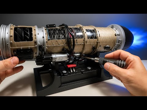 JET ENGINE BUILD | Full Metal Turbojet Engine Model Kit
