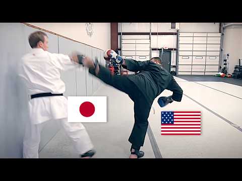 American vs. Japanese KARATE (Real Sparring)