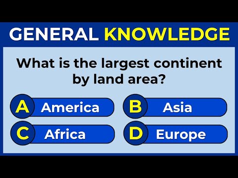 50 General Knowledge Questions! How Good Is Your General Knowledge? #challenge 4